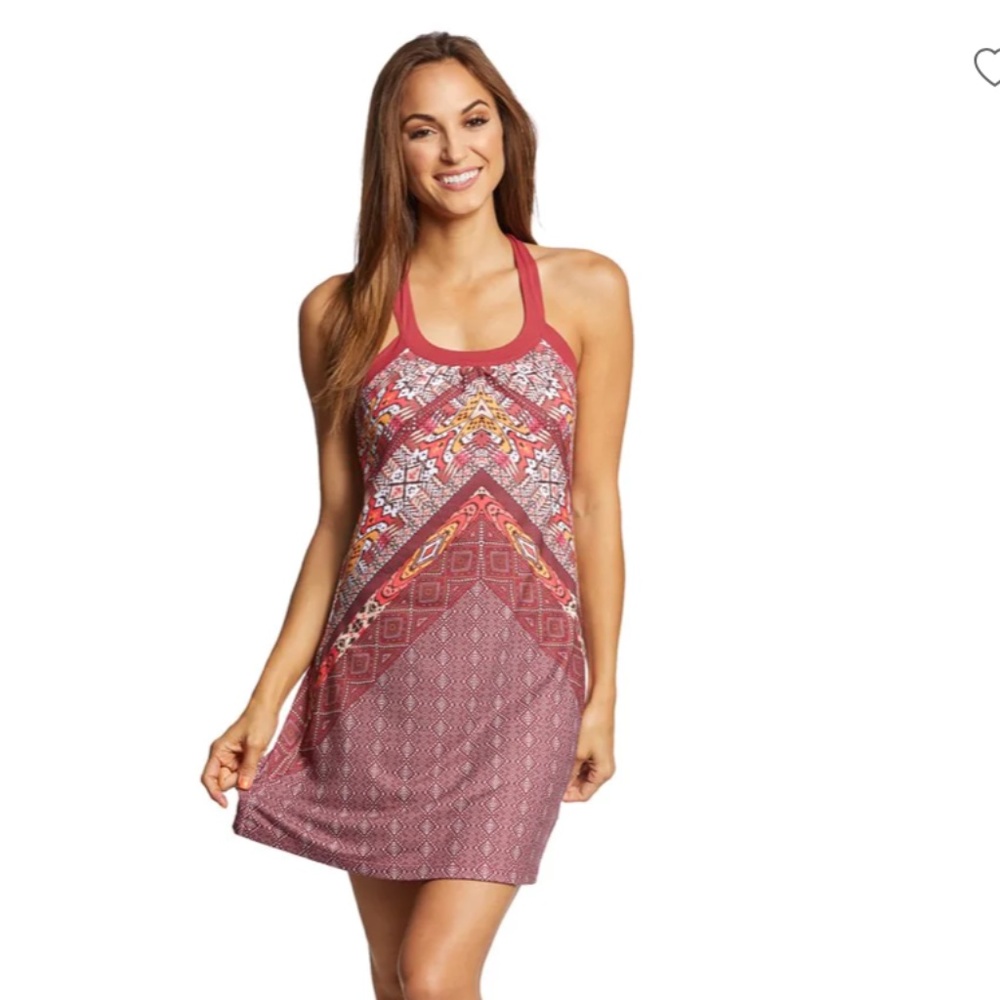 prAna Crushed Cran Marrakesh Cantine Dress - Women Size XL